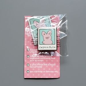 Zashikibuta Friend of the Month Collector Pin